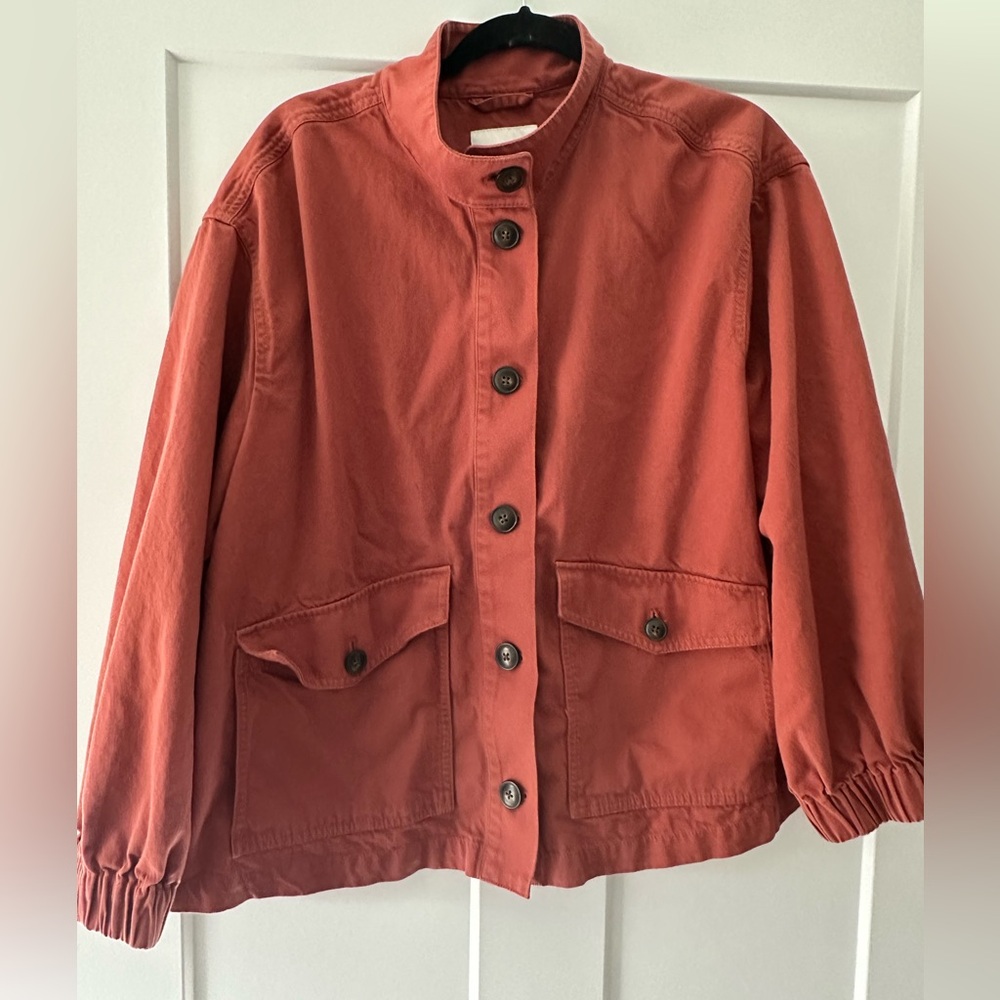 Madewell Bayview Balloon Sleeve Jacket Plus Size 1X